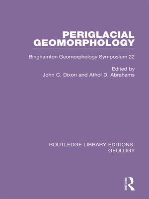 cover image of Periglacial Geomorphology